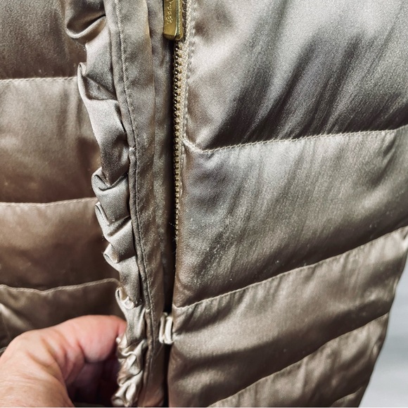 Lilly Pulitzer Gold Ruffled Jacket, Size 12 - Picture 11 of 16